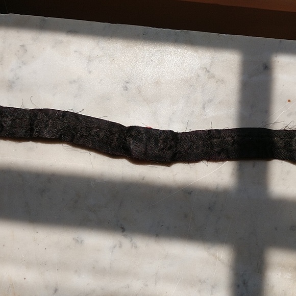 #17 Copy ANTIQUE VICTORIAN Carved Coral FauxPearlVelvet&SatinRibbon Choker - Picture 4 of 6